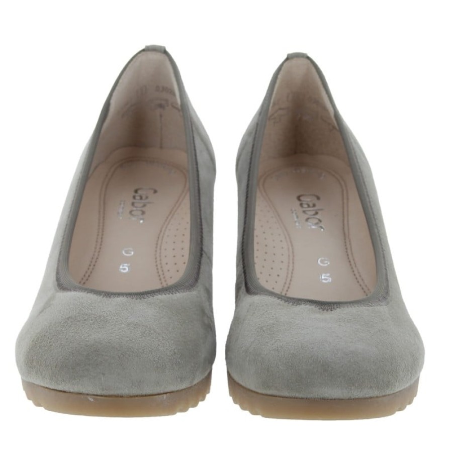 Women'S Gabor | Epworth 22.641 Wedge Shoes - Taupe Schilf Suede