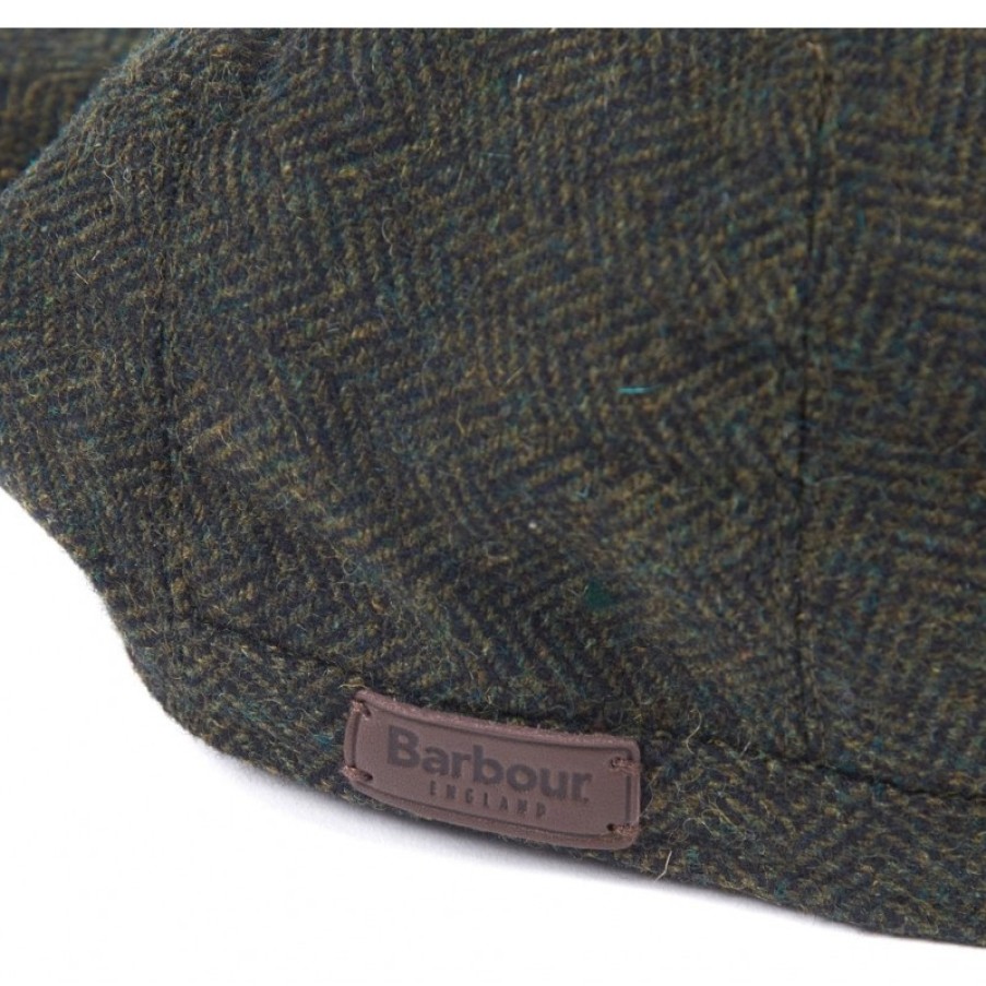 Men'S Barbour | Barlow Flat Cap Mha0483 - Olive