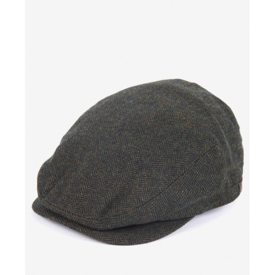 Men'S Barbour | Barlow Flat Cap Mha0483 - Olive