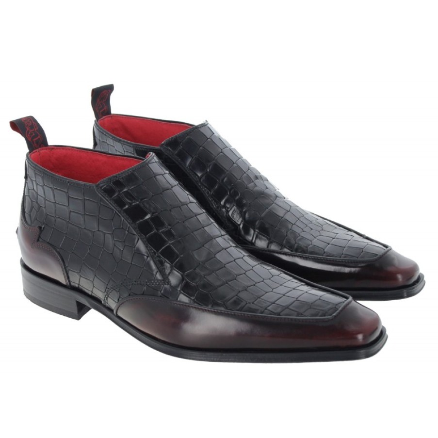 Men'S Jeffery West | K796 Boots - Burgundy Leather