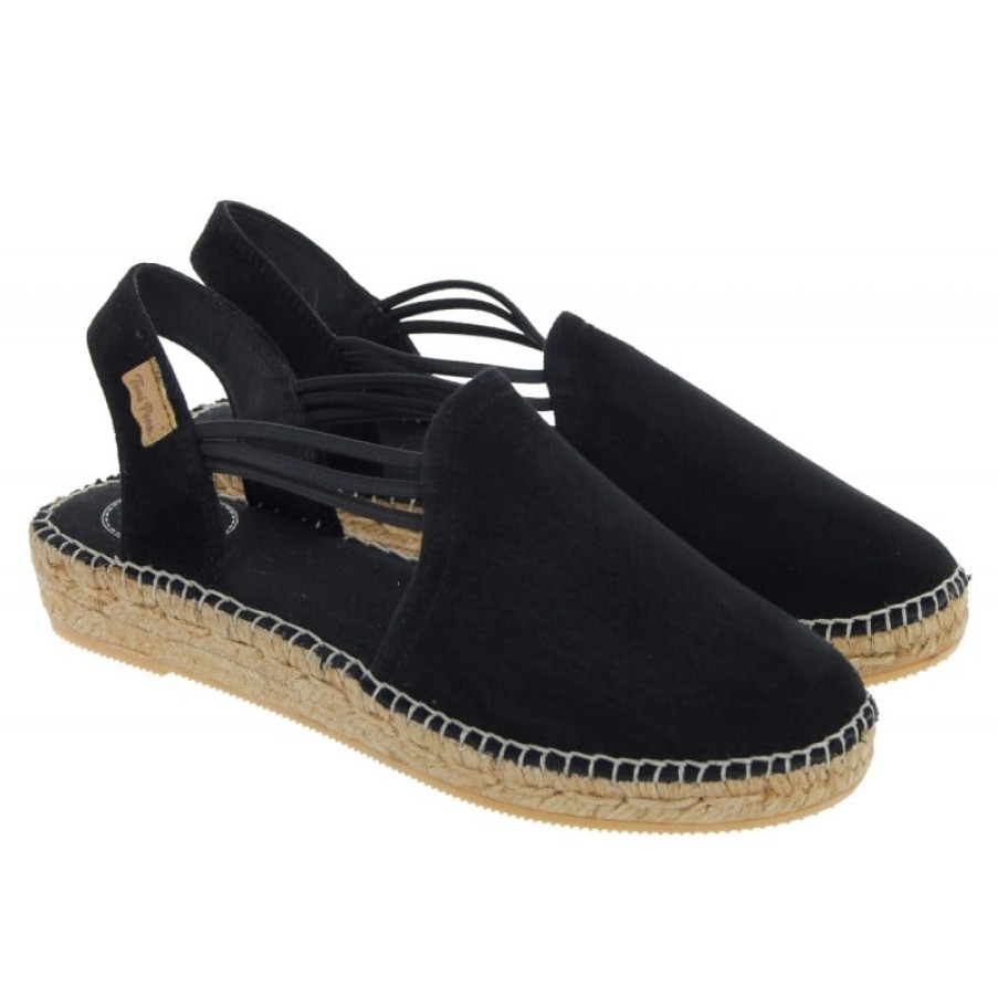 Women'S Toni Pons | Nuria Espadrilles - Black Suede