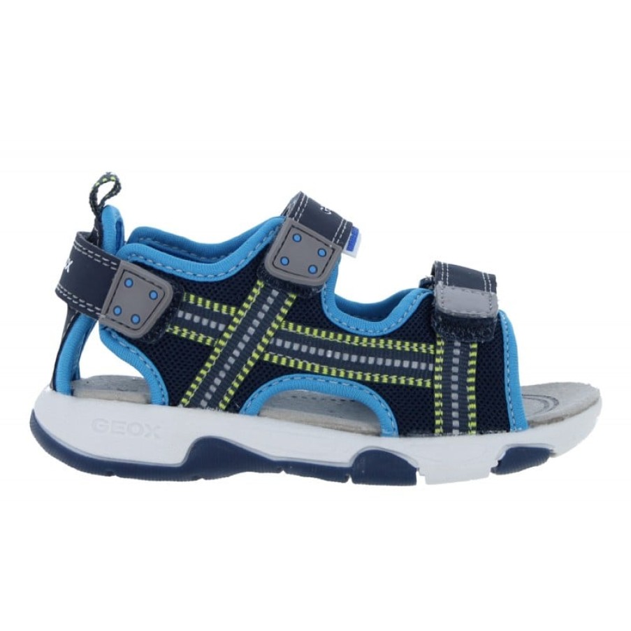 Children'S Geox Boys Sandals | B150Fa B S.Multy B A Sandals - Navy/Azure