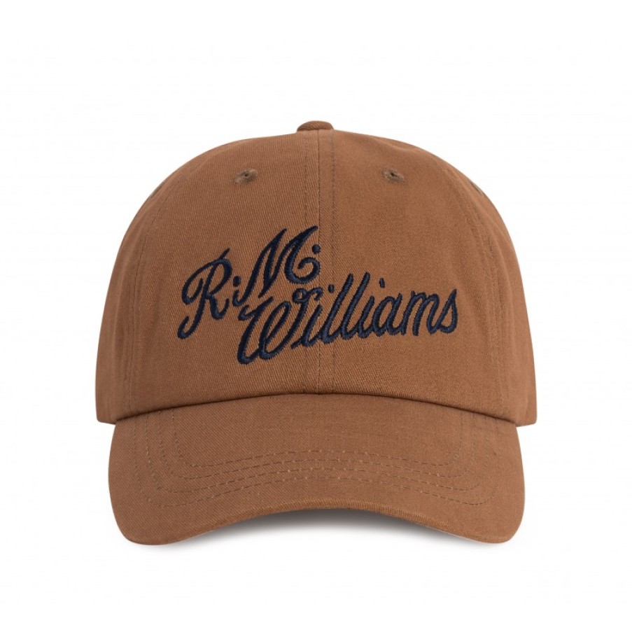 Men'S R. M. Williams | Script Cap - Brown/Navy