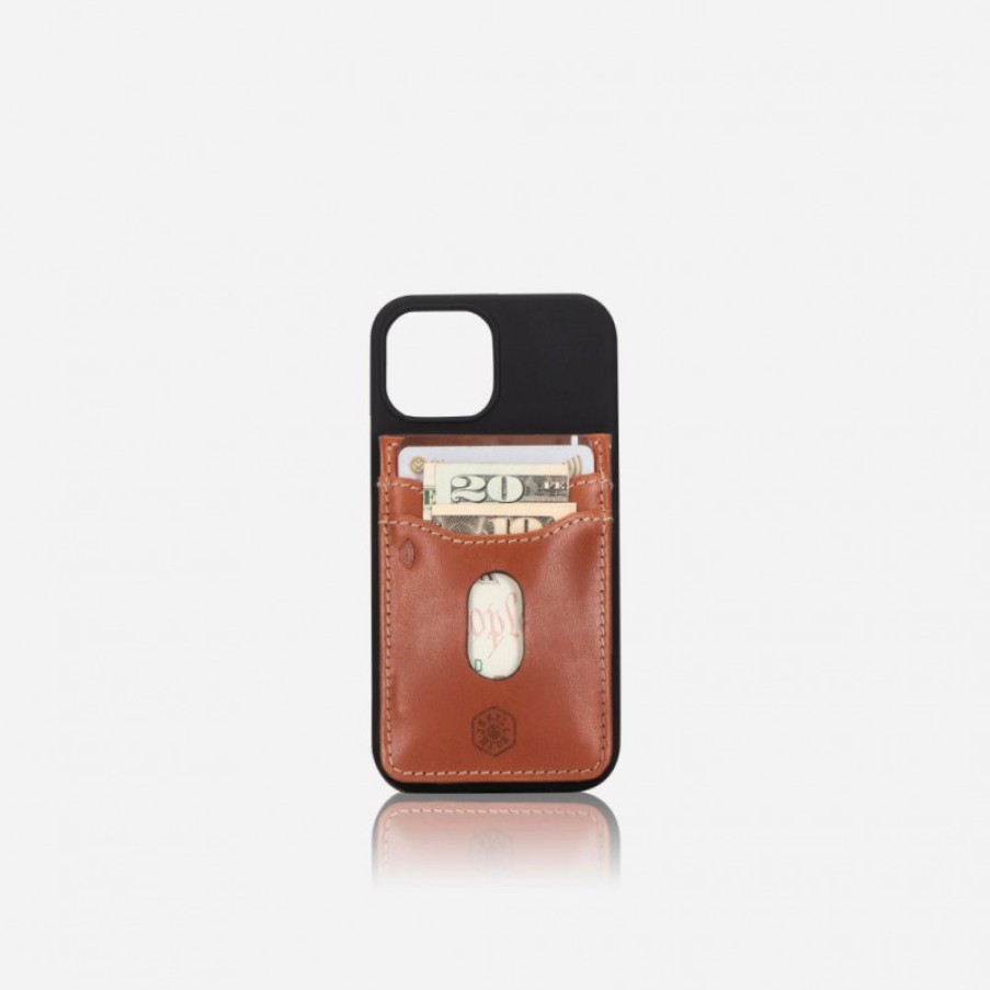 Men'S Jekyll & Hide | Jekyll & Hide Roma Stick On Mobile Phone Card Holder - Tan Leather