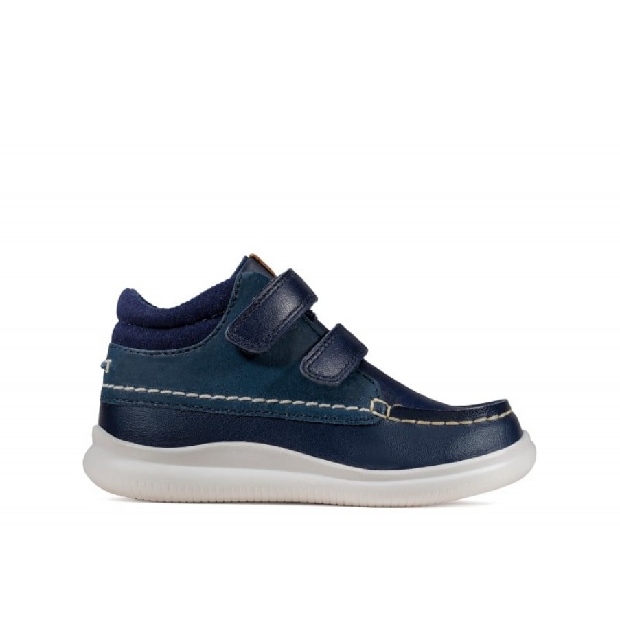 Children'S Clarks Girls Boots | Crest Tuktu Toddler Boots - Navy