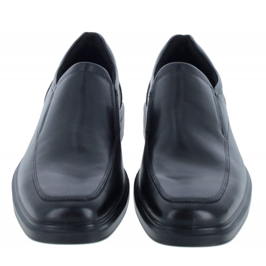 Men'S Ecco | Helsinki 2 Slip On 500154 Shoes - Black Leather