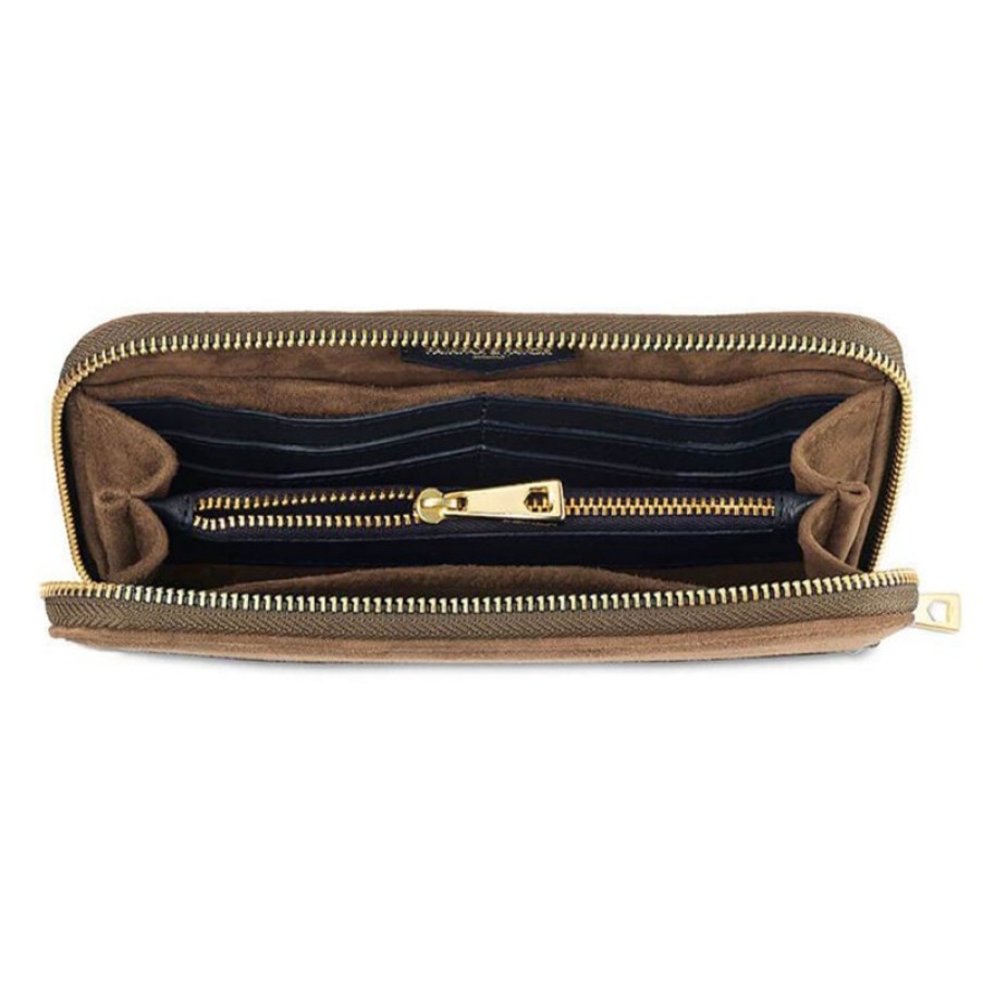 Women'S Fairfax and Favor | Fairfax & Favor Salisbury Purse - Tan/Navy