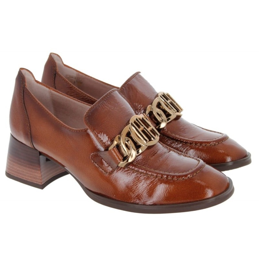 Women'S Hispanitas | Charlize-4 Hi232992 Low Heeled Loafers - Cuero Patent