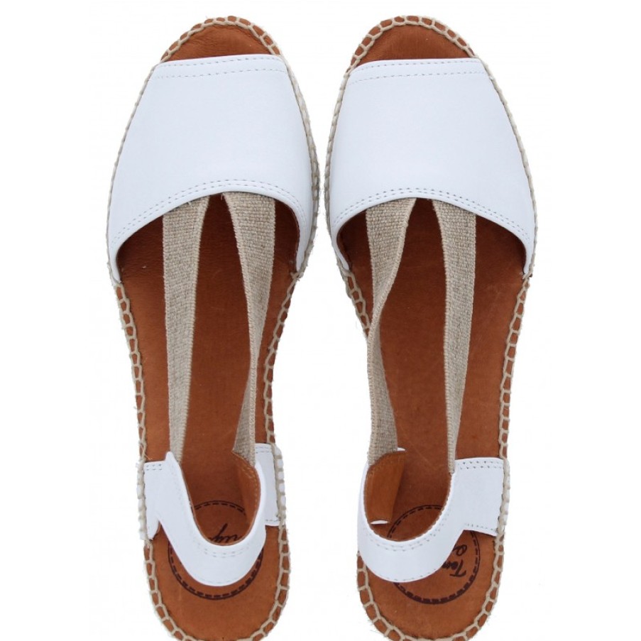 Women'S Toni Pons | Teide-P Slingback Espadrilles - Blanc Leather