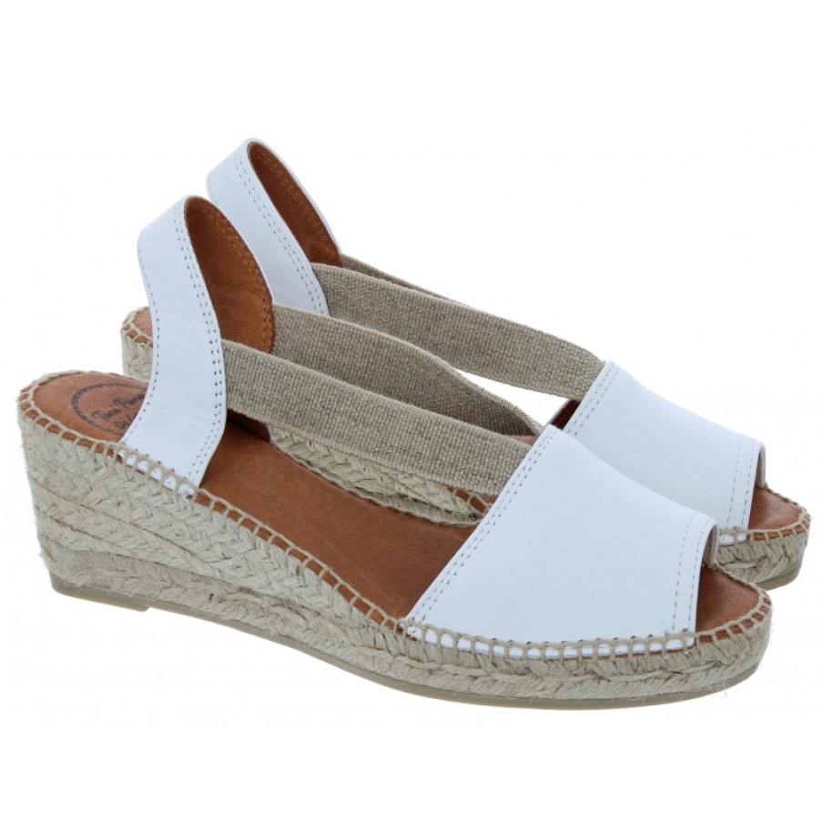 Women'S Toni Pons | Teide-P Slingback Espadrilles - Blanc Leather