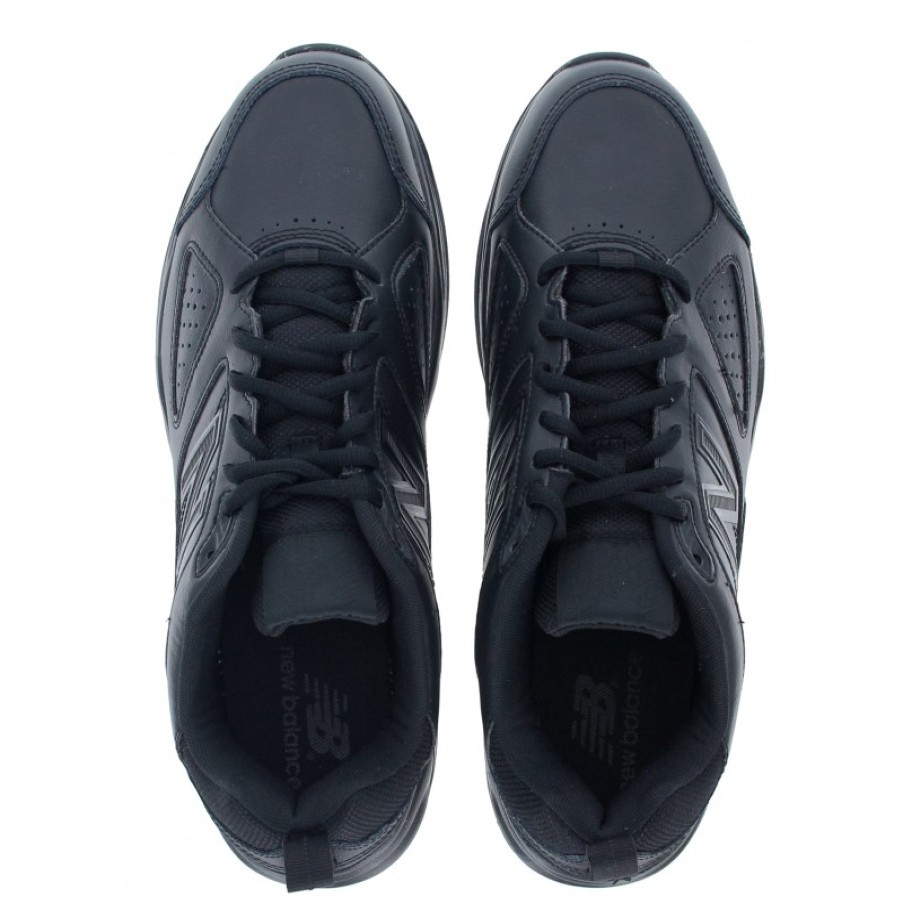 Men'S New Balance | 624V5 Trainers - Black Leather