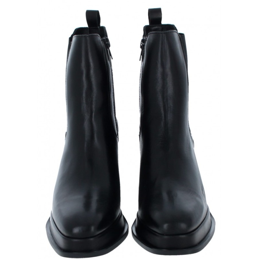 Women'S Alpe | 2751 Heeled Ankle Boots - Black Leather