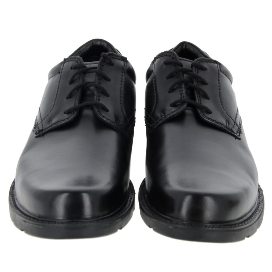 Children'S Clarks Teen Boys School Shoes | Kerton Lace Shoes - Black Leather