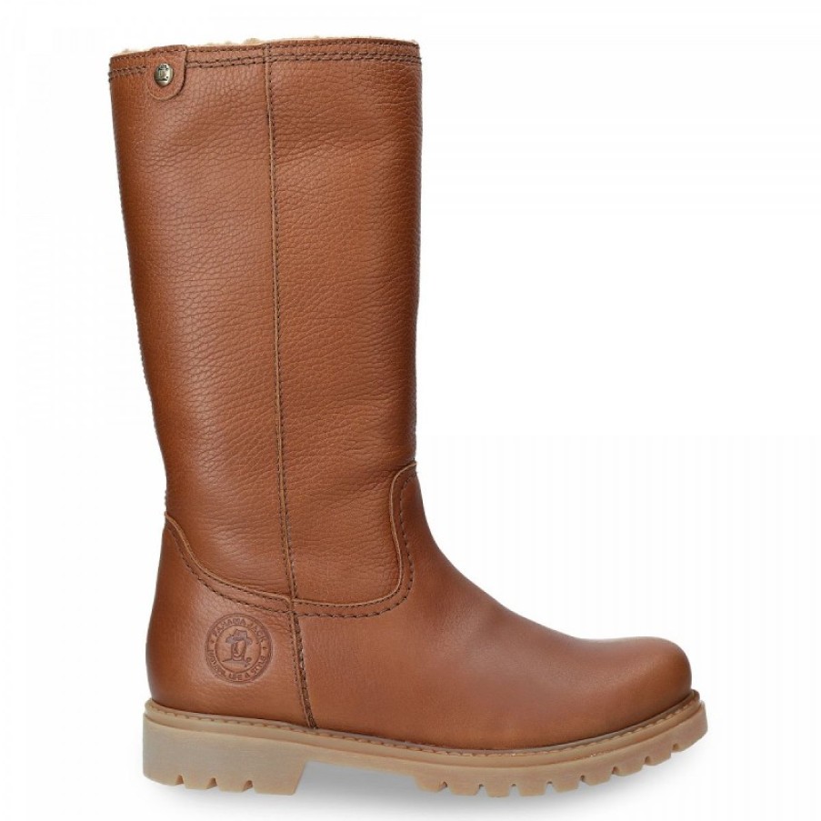 Women'S Panama Jack | Bambina Boots - Cuero Bark Leather