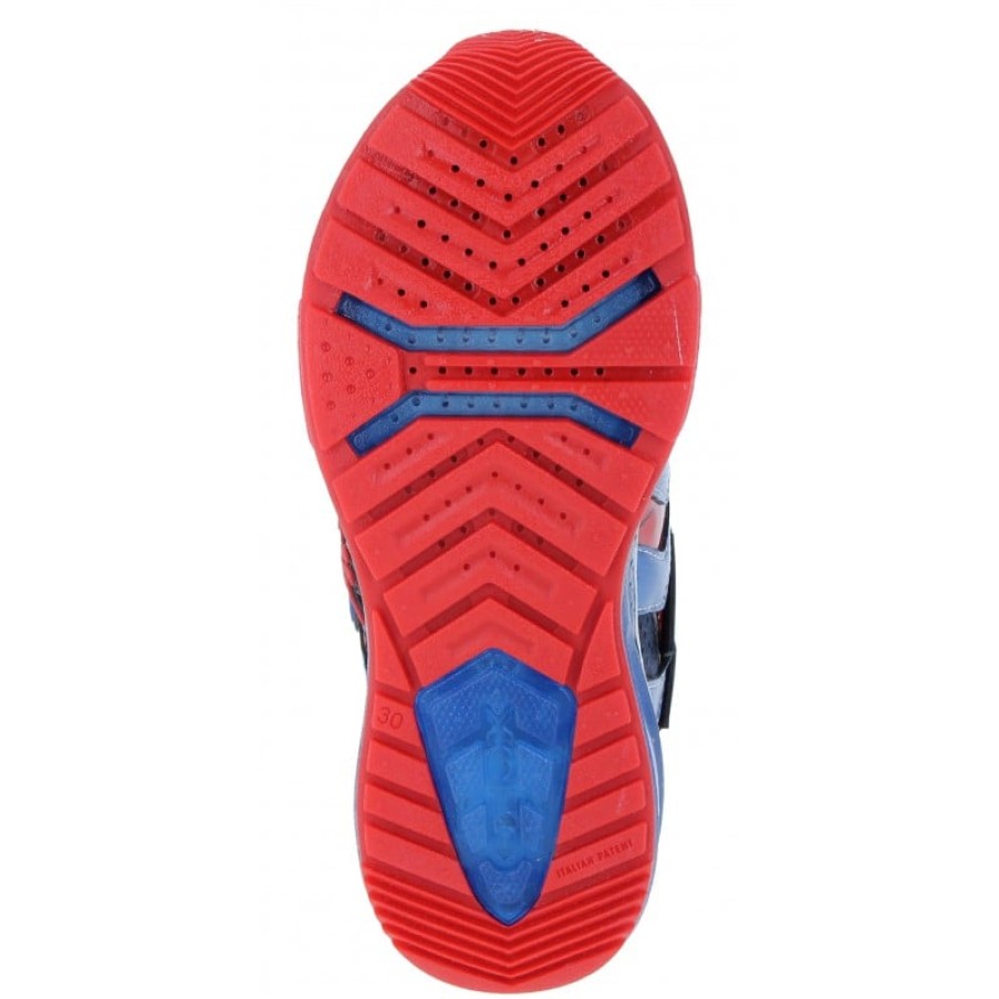 Children'S Geox Boys Trainers | J Bayony J26Feb Spiderman Trainers - Navy/Royal