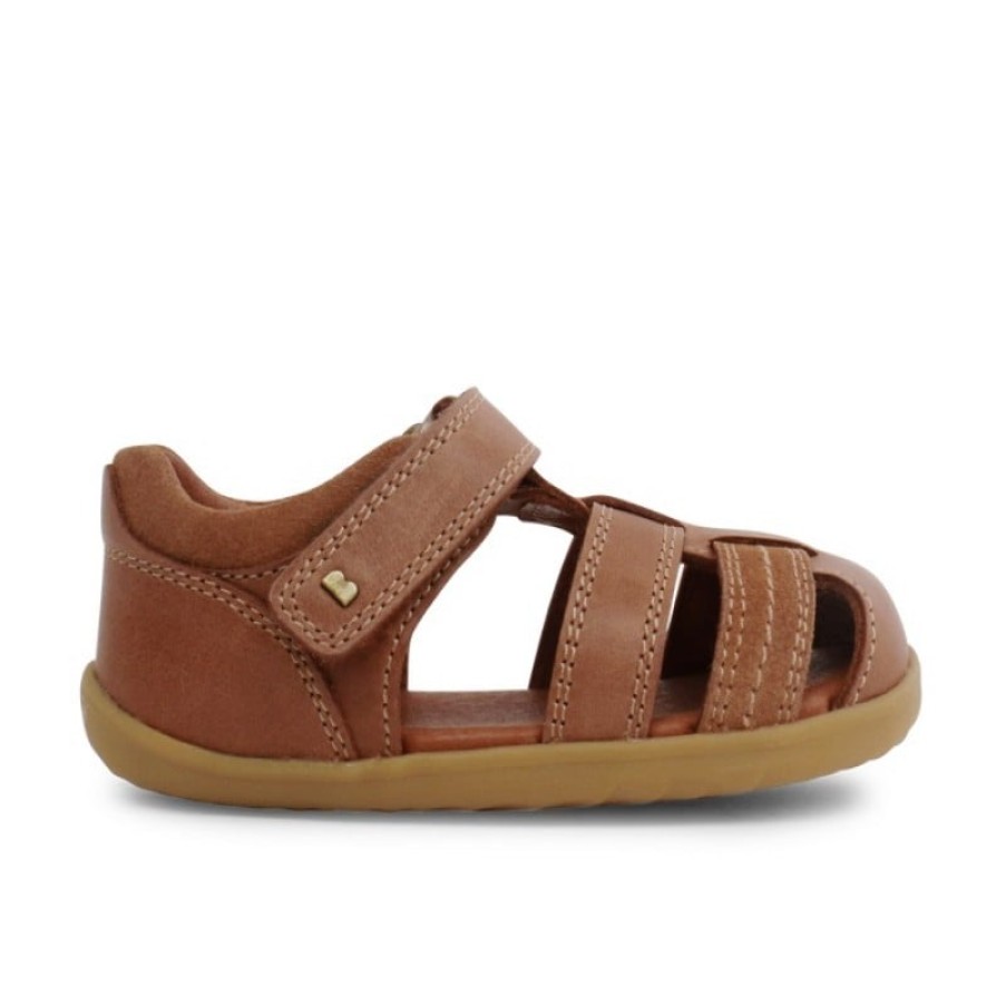 Children'S Bobux Boys Sandals | Step Up Roam 7292 Closed Toe Sandals - Caramel