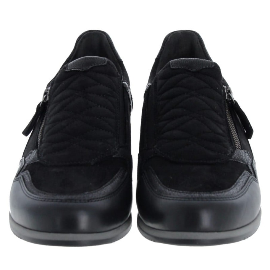 Women'S Gabor | Janis 46.408 Trainers - Black Suede