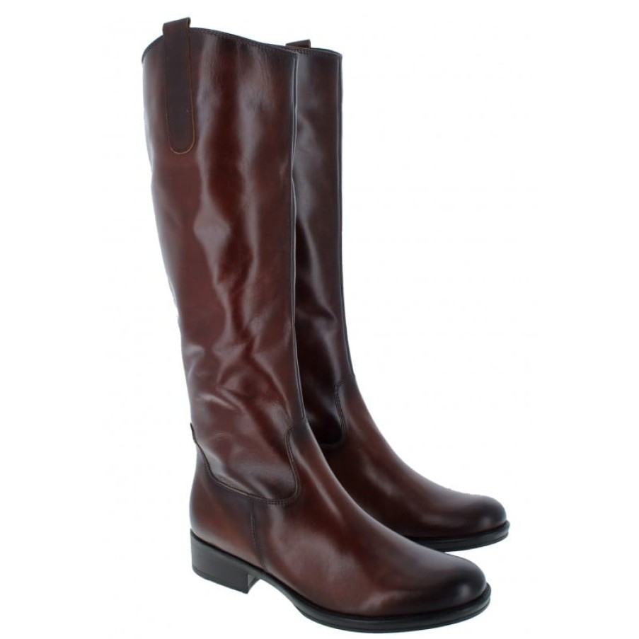 Women'S Gabor | Absolute S 91.608 Knee High Boots - Sattel Leather