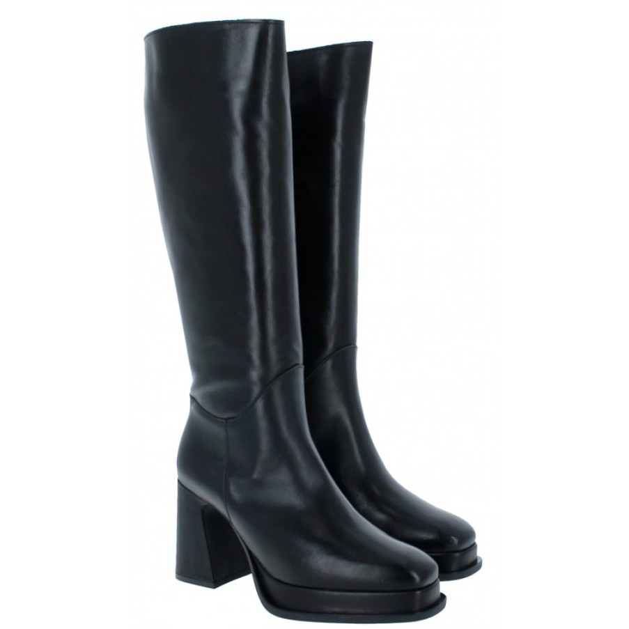 Women'S Alpe | 2748 Knee High Boots - Black Leather