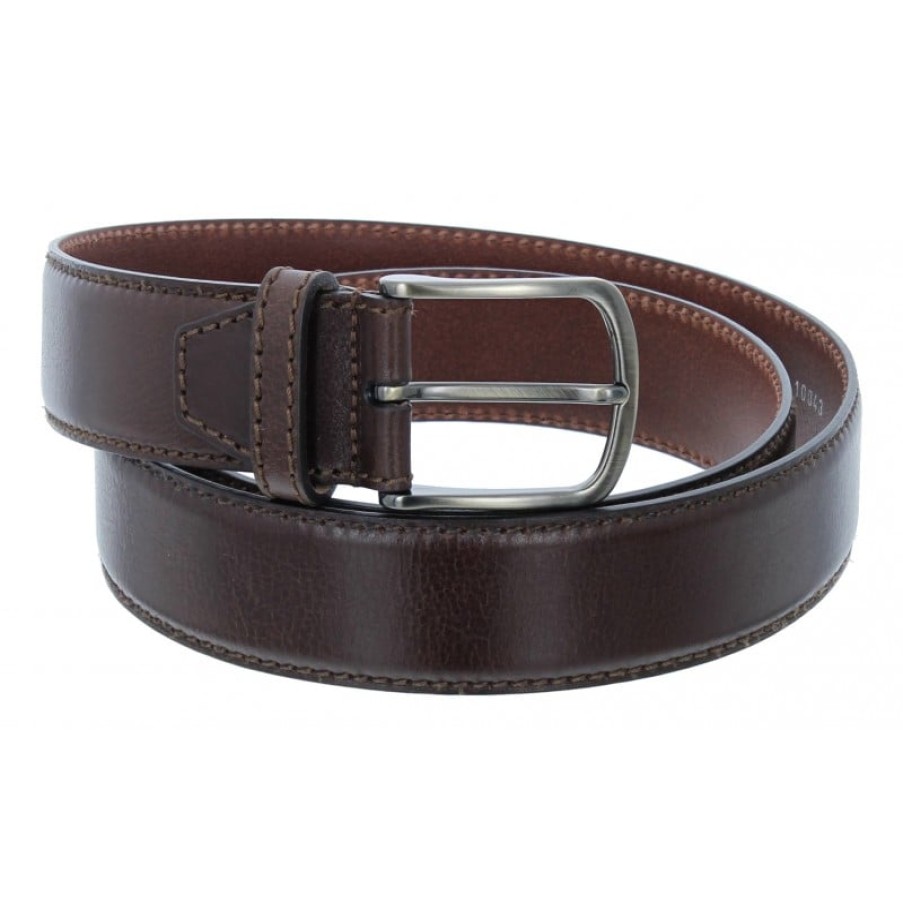 Men'S The Golden Boot | Golden Boot - 10043 Belts - Brown Leather