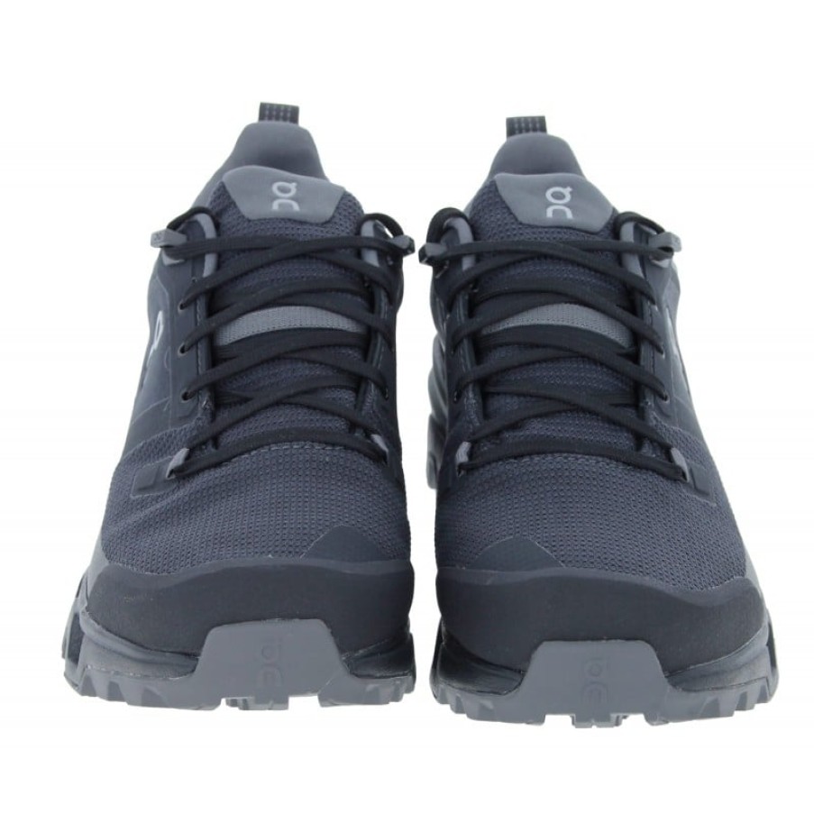 Men'S On Running | Cloudwander Mens Waterproof 73.98606 Trainers - Black/Eclipse