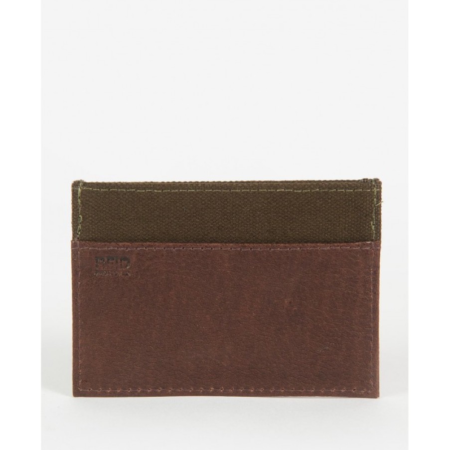 Men'S Barbour | Padbury Card Holder Mlg0050 - Dark Brown