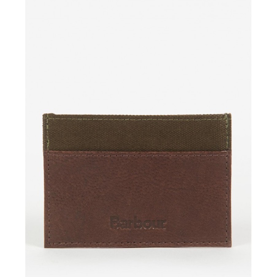 Men'S Barbour | Padbury Card Holder Mlg0050 - Dark Brown