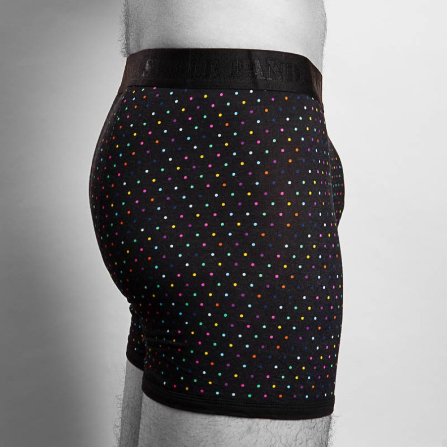 Men'S Swole Panda | Bamboo Boxers - Multi Black