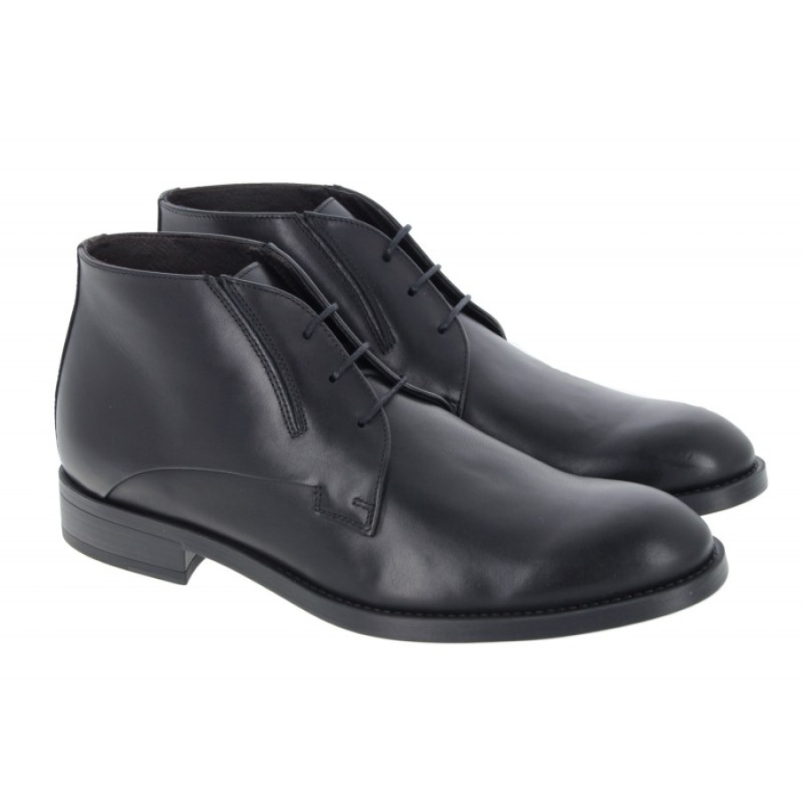 Men'S The Golden Boot | Golden Boot Smythe 2804 Boots - Black Leather