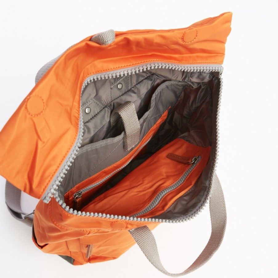 Women'S Roka London | Canfield B Medium Backpack - Burnt Orange