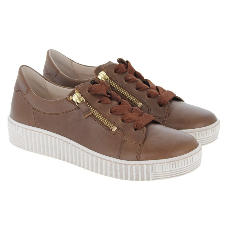 Women'S Gabor | Wisdom 43.334 Casual Shoes - Peanut Leather