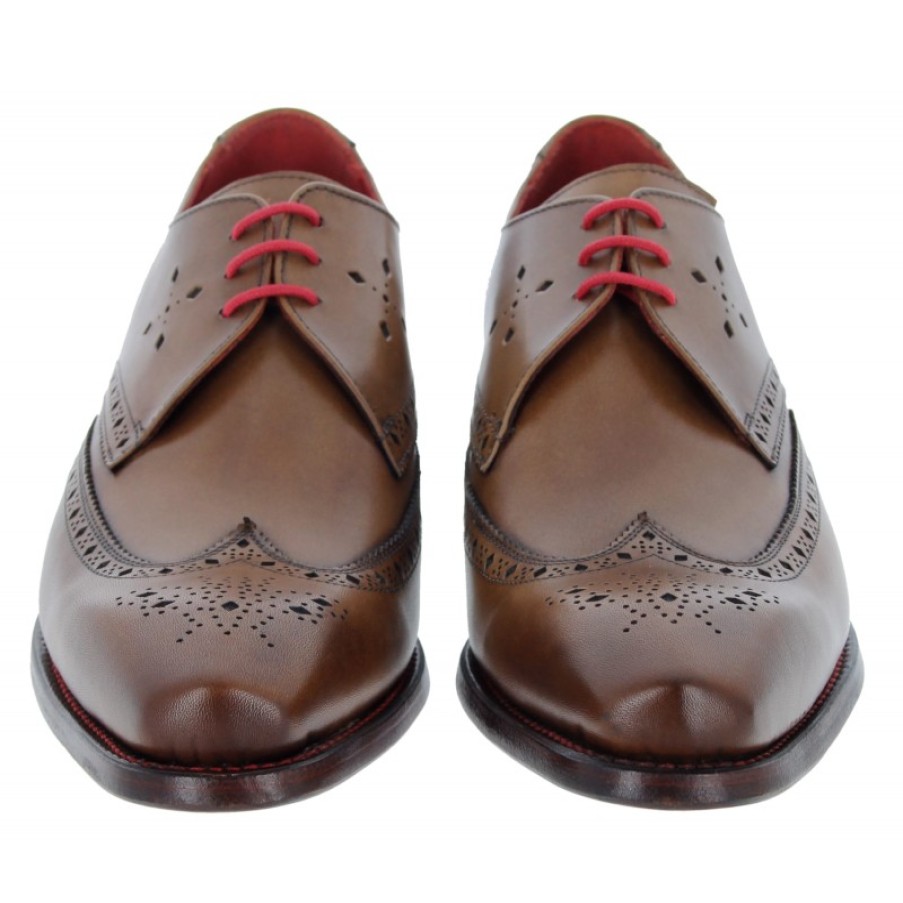 Men'S Jeffery West | Foxy Shoes - Mahogany Leather