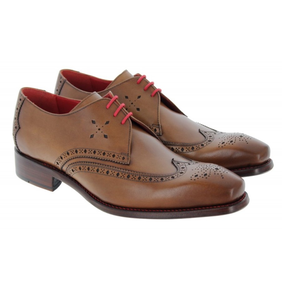 Men'S Jeffery West | Foxy Shoes - Mahogany Leather