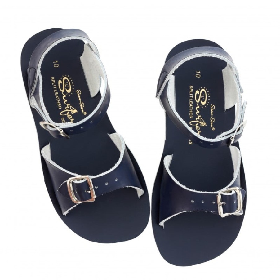 Children'S Salt-Water Boys Sandals | Surfer Childrens Sandals - Navy