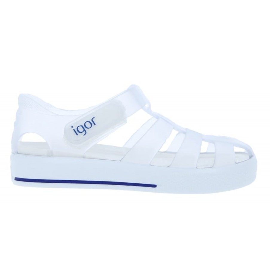 Children'S Igor Boys Sandals | Star Jelly Sandals - White/Blanco