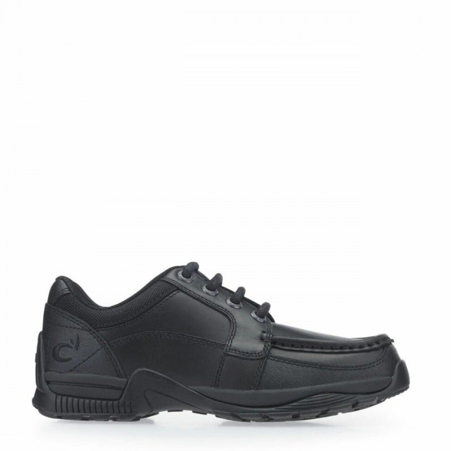 Children'S Start-Rite Teen Boys School Shoes | Dylan School Shoes - Black Leather