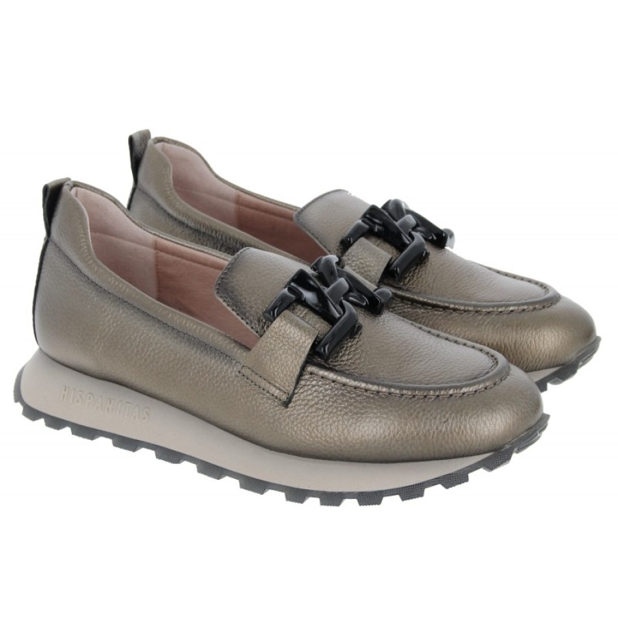 Women'S Hispanitas | Loira Hi232962 Chunky Loafer - Pewter Leather