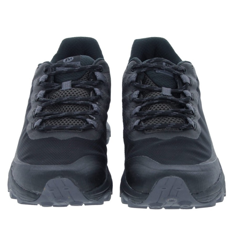 Men'S Merrell | Moab Speed Gtx J067083 Waterproof Shoes - Black / Asphalt