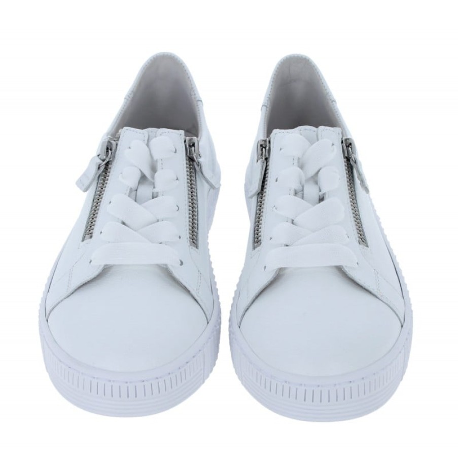 Women'S Gabor | Wisdom 43.334 Casual Shoes - White Leather