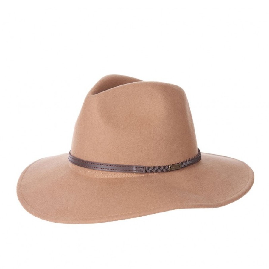 Women'S Barbour | Tack Fedora Lha0217 - Camel