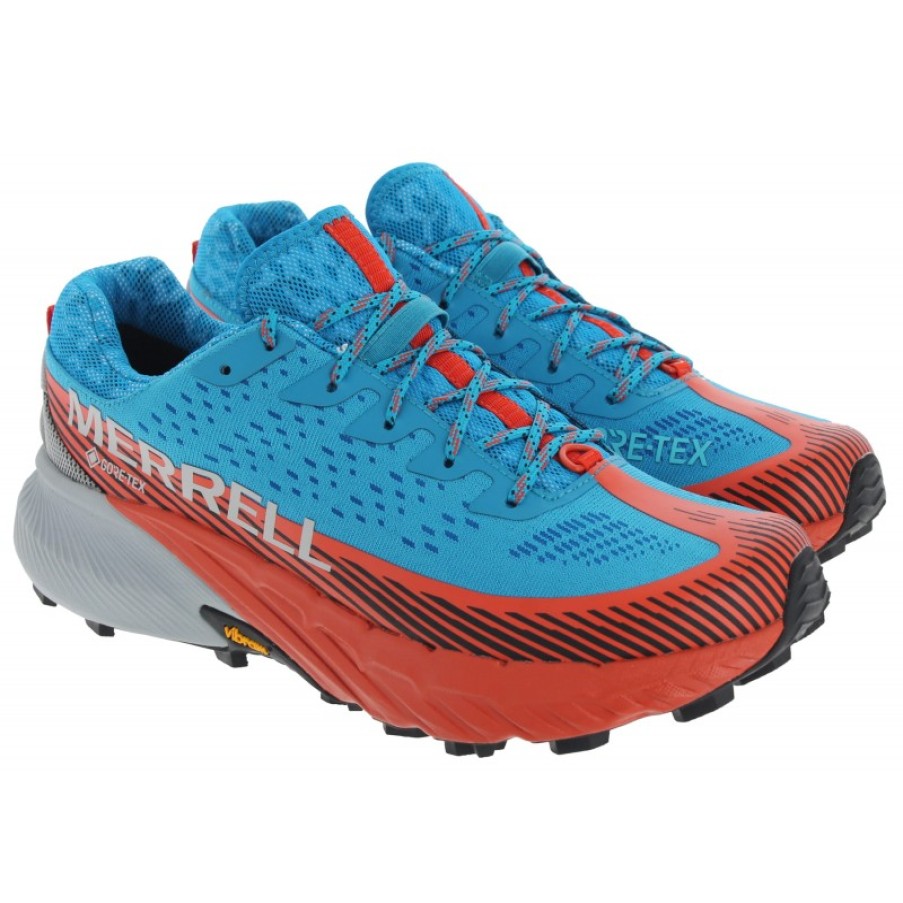 Men'S Merrell | Agility Peak 5 J067747 Trainers - Tahoe/Highrise