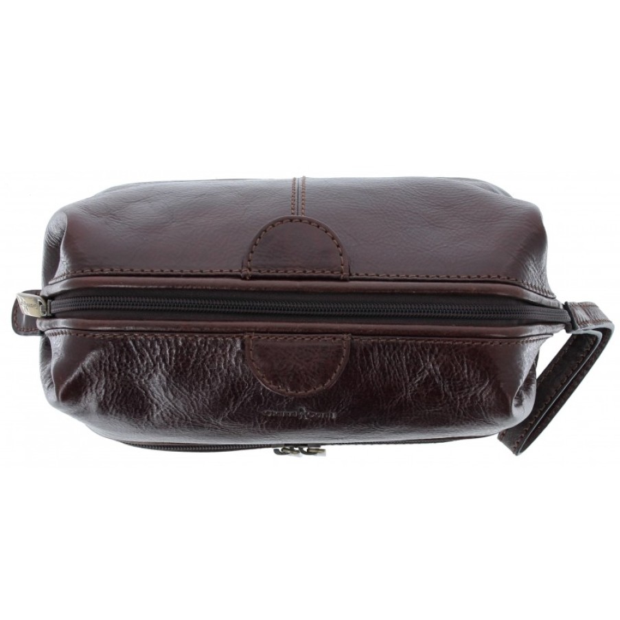 Men'S Gianni Conti | 9405011Wash Bag - Brown