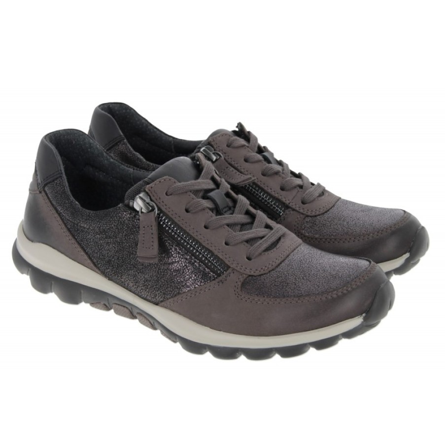 Women'S Gabor | Fantastic 36.968 Trainers - Vulcano Leather