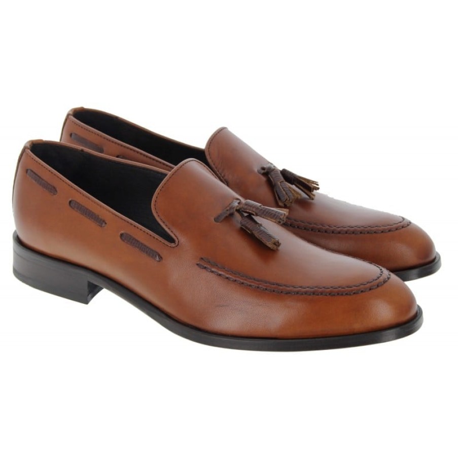 Men'S The Golden Boot | Golden Boot Massimo 4515 Loafers - Cuero Leather