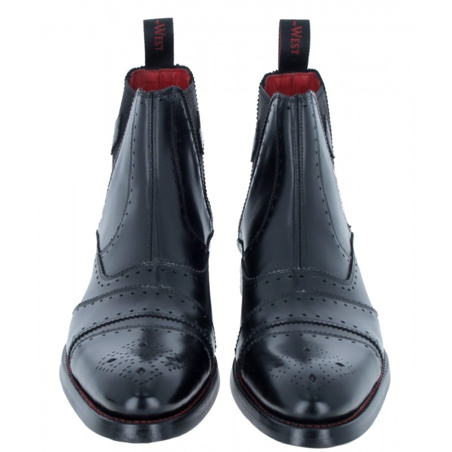 Men'S Jeffery West | Botham Boots - Black Leather