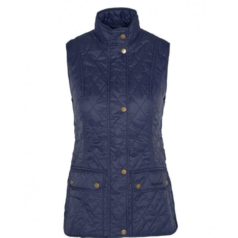 Women'S Barbour | Otterburn Gilet Lgi0003 - Navy Textile