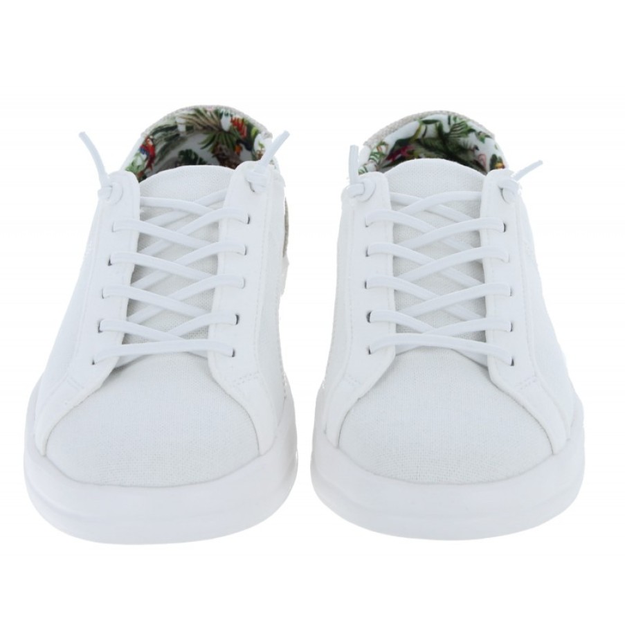 Women'S Hey Dude | Karina D2401541Jz Shoes - Coconut White Textile