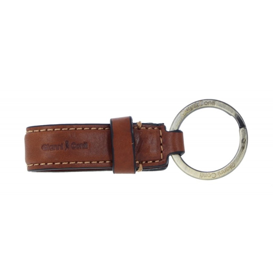 Men'S Gianni Conti | 919755 Keyring - Cognac