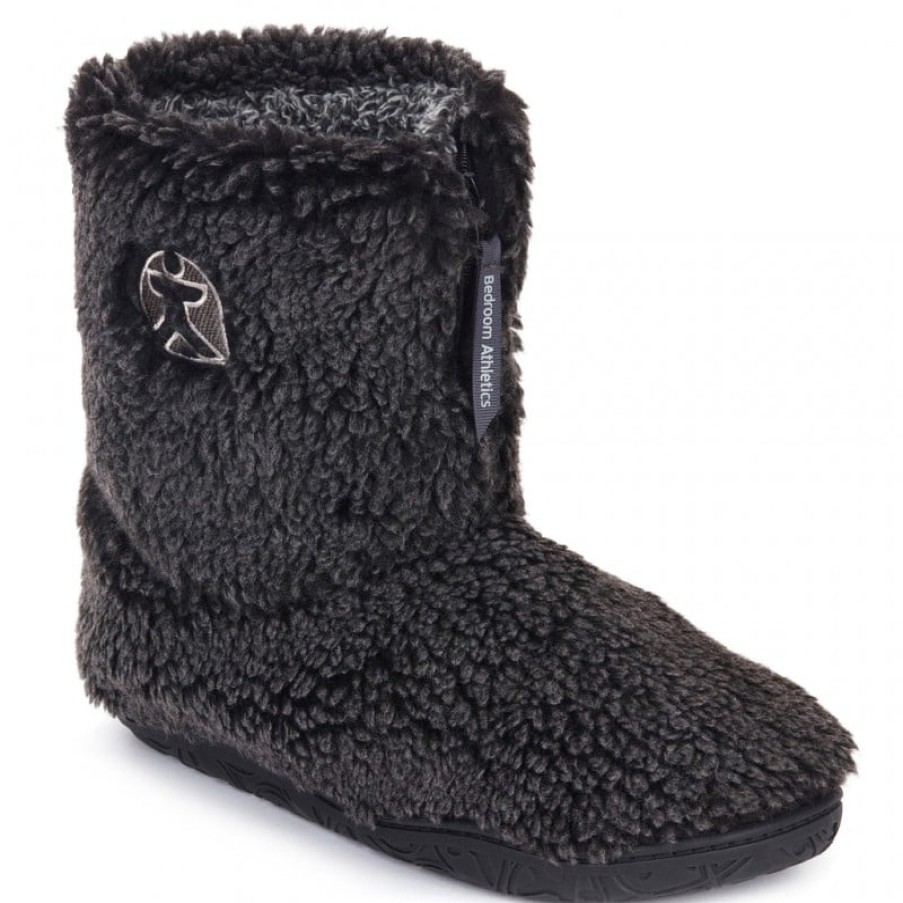 Men'S Bedroom Athletics | Gosling Snow Tipped Sherpa Slipper Boots - Washed Black