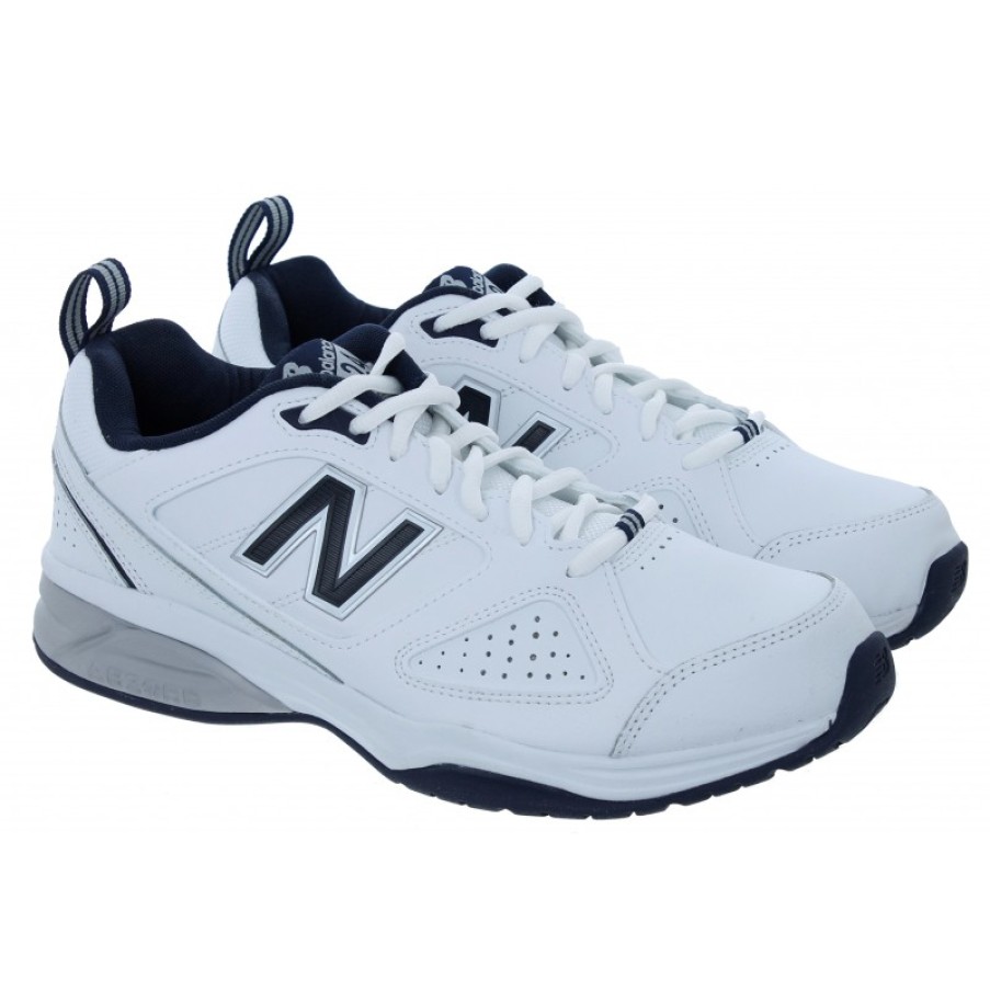 Men'S New Balance | 624V5 Trainers - White Leather